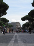 SX31326 Pedestrians and cyclist by Colosseum.jpg